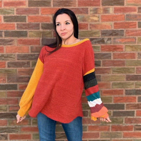 Multi Stripe Sweater - Picture 1 of 5